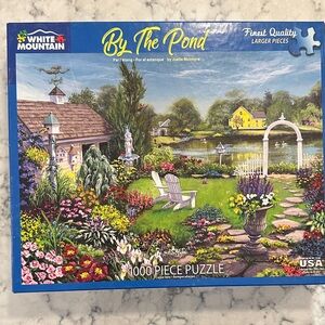 White Mountain Vibrant Garden Puzzle
